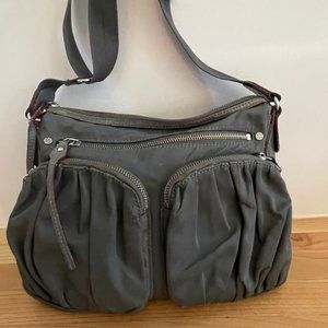 MZ WALLACE Paige Crossbody Gray